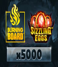Sizzling Eggs Burning Board